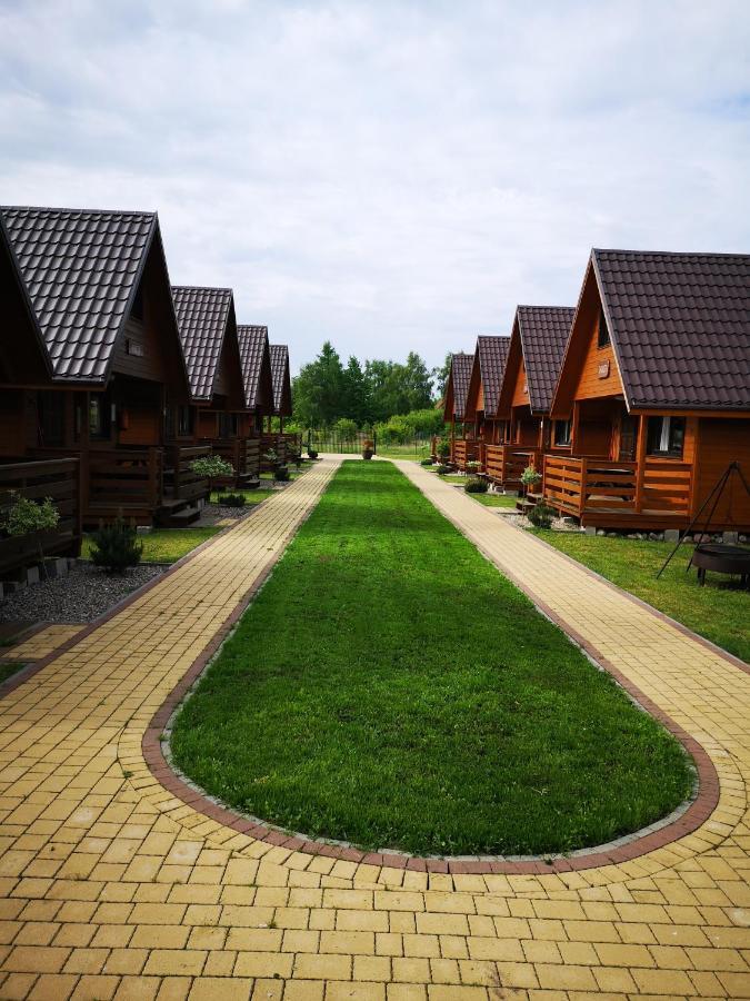 Domki Letniskowe "Przy Parku" Wisełka Exteriör bild