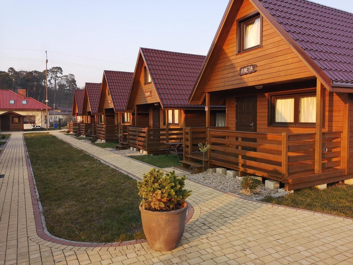 Domki Letniskowe "Przy Parku" Wisełka Exteriör bild